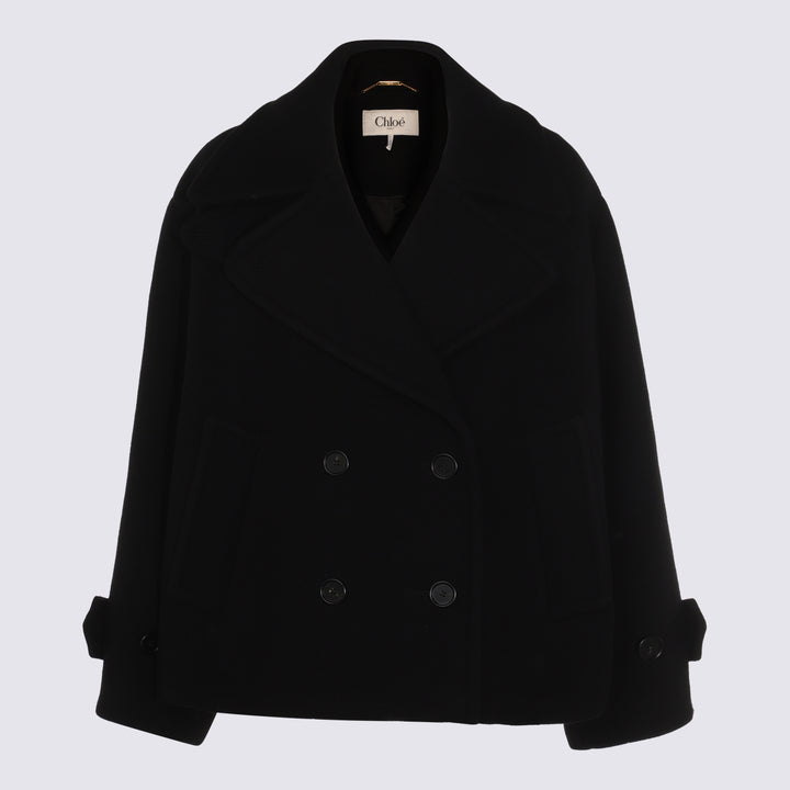 Chloè Coats - Nero | 6ea86ce35102061823d9f3a74453498ed2a7d85a