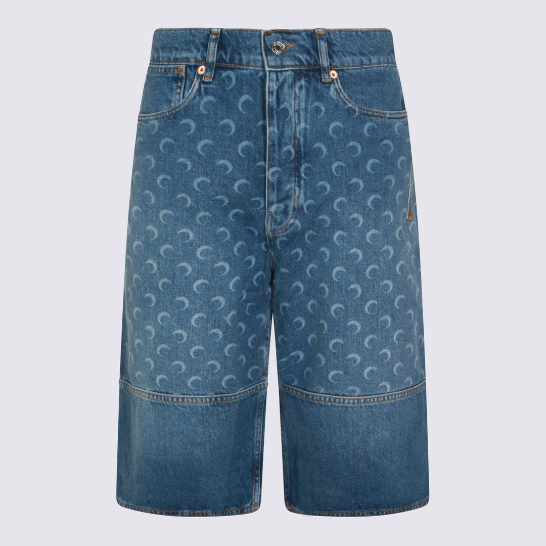Marine Serre Shorts - LIGHT BLUE | 17464a540d8ba1d5ab8601bd4bc4c5cda37ea0d9