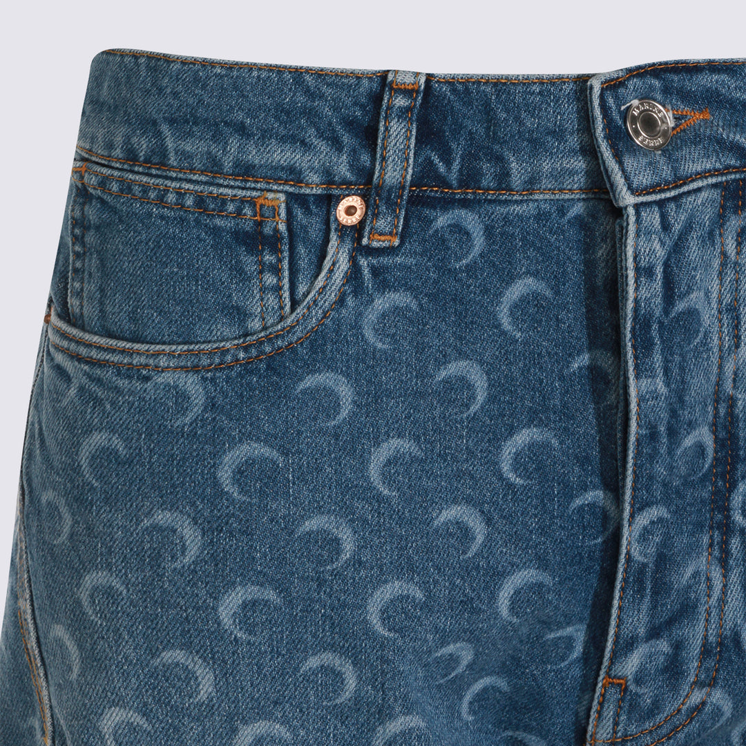 Marine Serre Shorts - LIGHT BLUE | cc5217e929d92e56a1430643bda161c8ca3ef2d0
