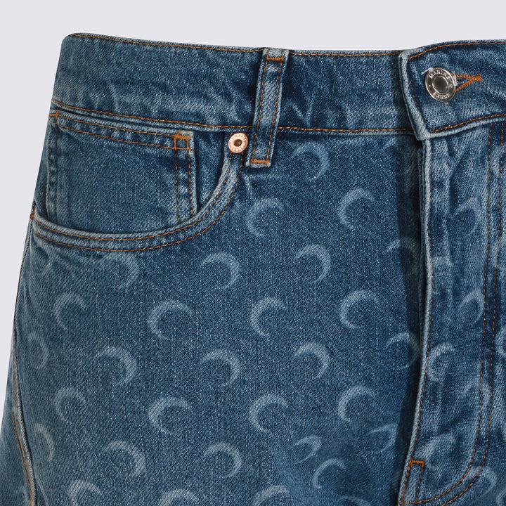 Marine Serre Shorts - LIGHT BLUE | cc5217e929d92e56a1430643bda161c8ca3ef2d0