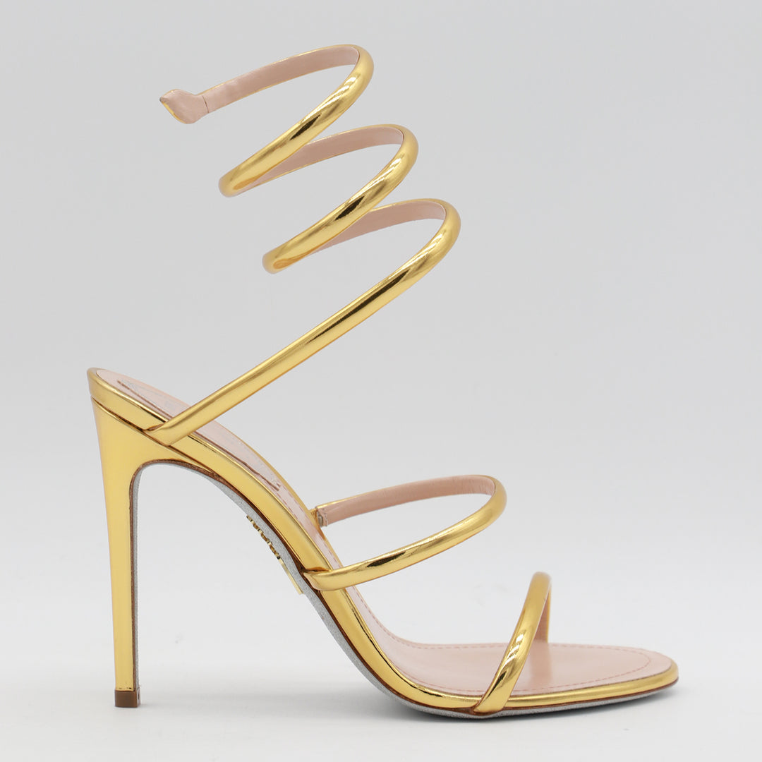 René Caovilla Sandals - Oro | d188b1772ebbb22af966d7c111291a9d248a2141