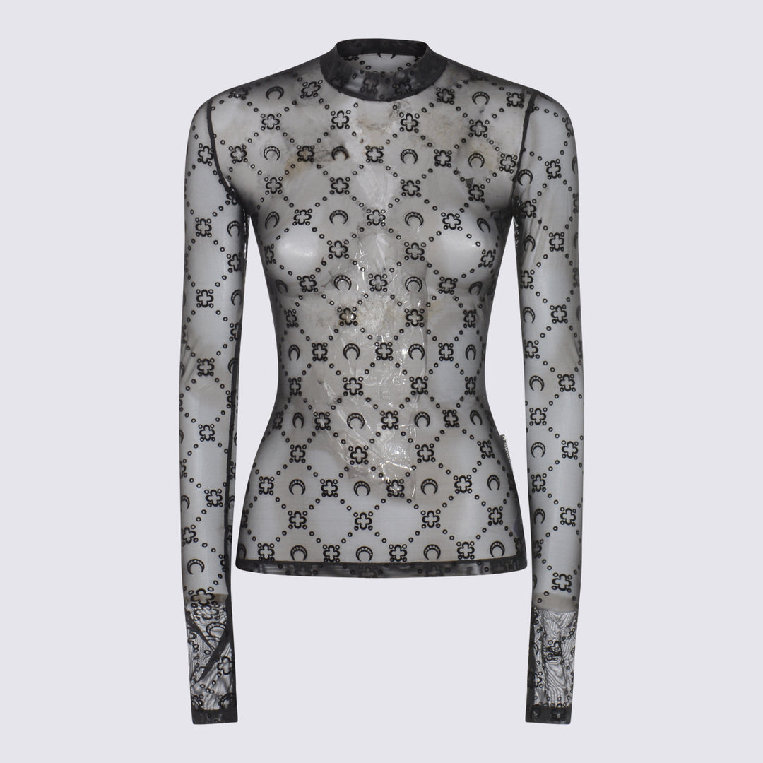 Marine Serre Top - Nero | c8774fa60a92eed08fe799713e0f150c8f7534b5