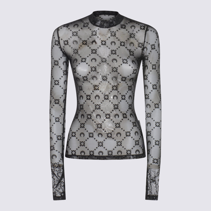 Marine Serre Top - Nero | c8774fa60a92eed08fe799713e0f150c8f7534b5