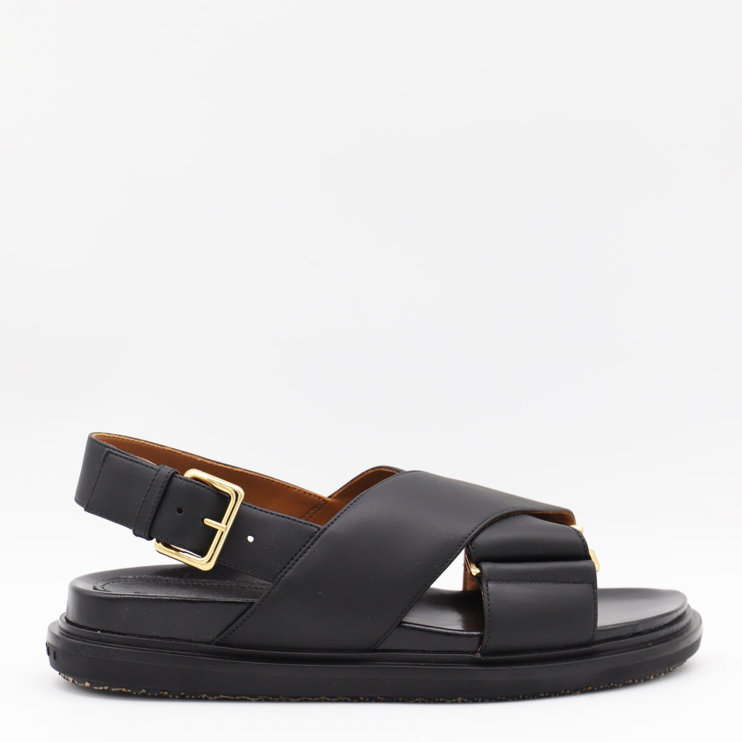 Marni Sandals - Nero | 202a0d4703ef0d778336d9c407b16fc688a3921a