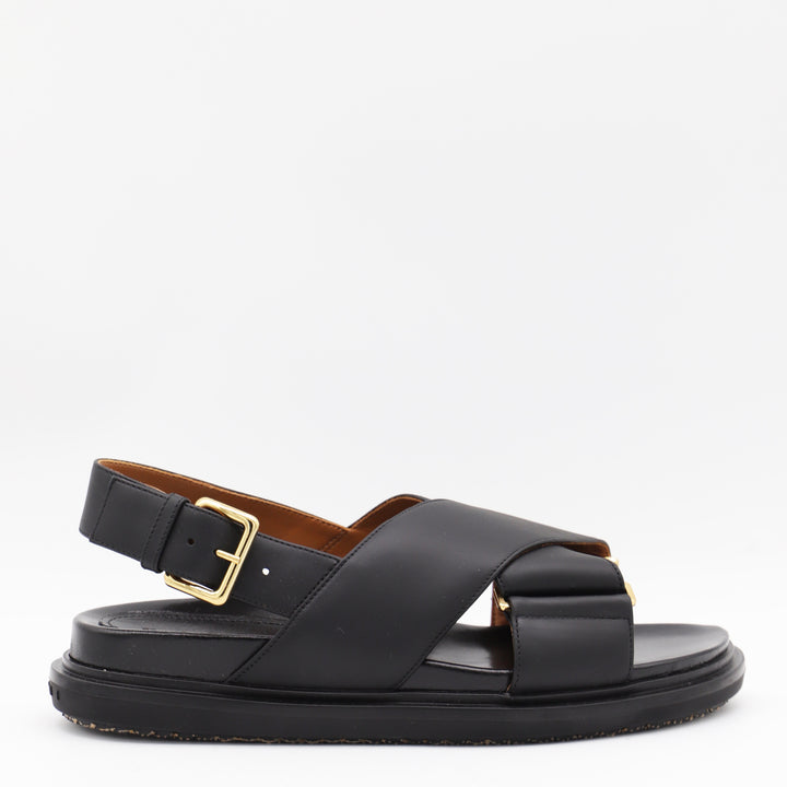 Marni Sandals - Nero | 202a0d4703ef0d778336d9c407b16fc688a3921a