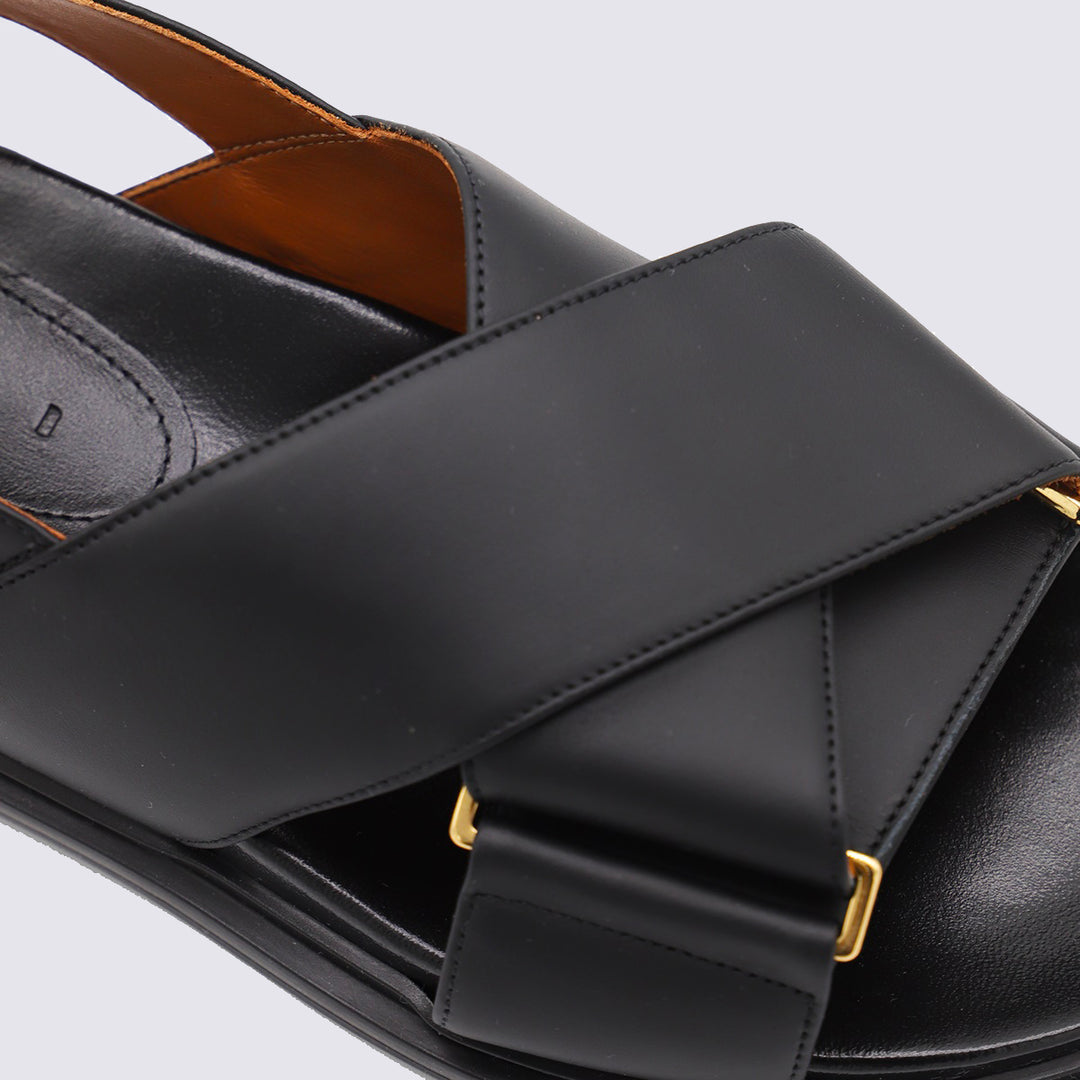Marni Sandals - Nero | 72aa503f6a7566745b6b58490a5952ed19b8becf