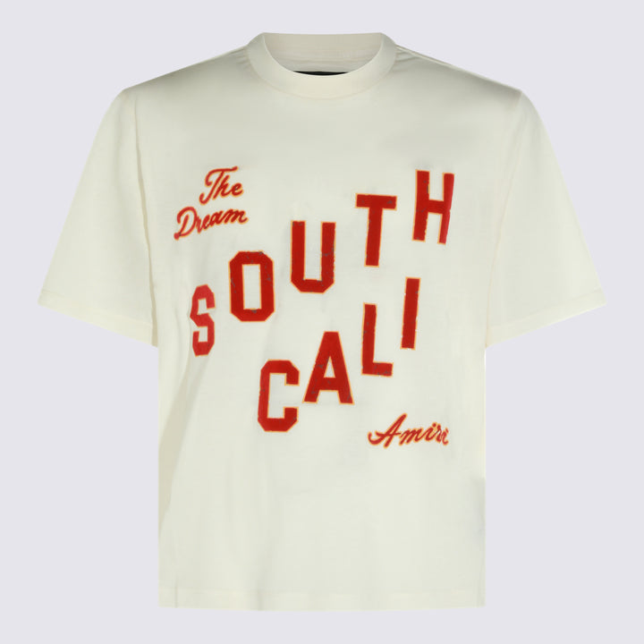 Amiri T-shirts and Polos - IVORY | 0874c2c4dd88feb6fa326b66c3612ae12afe53e4