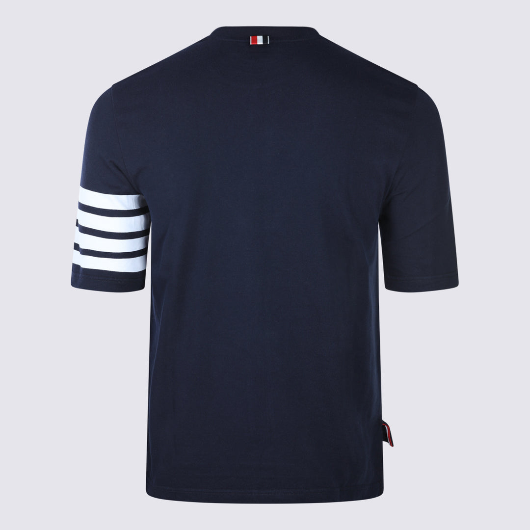 Thom Browne T-shirts and Polos - Navy | 6c87ca51586cc7eef4a39e0eda8034562671f1af