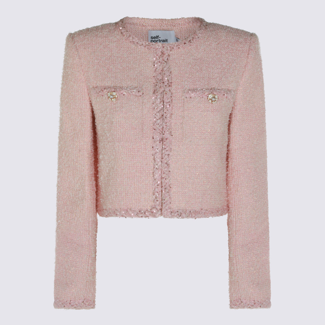 Self-Portrait Jackets - Rosa | 4a9dcac1e222e3c5850dd3bd761e1c472bcd529e