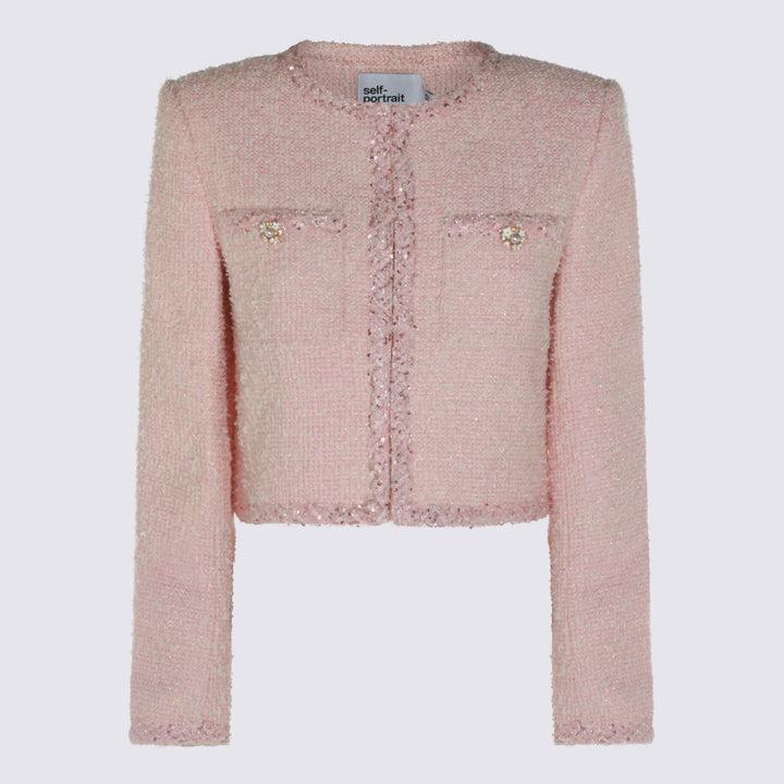 Self-Portrait Jackets - Rosa | 4a9dcac1e222e3c5850dd3bd761e1c472bcd529e