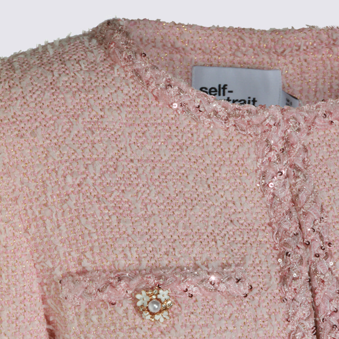 Self-Portrait Jackets - Rosa | 4bafda9c567c2615aac5d6a013ff594f5a2f087d