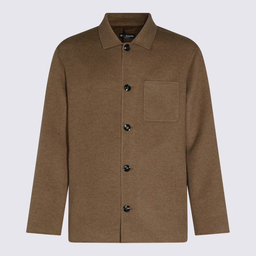 Kiton Jackets - Marrone | e06a1ed3b4b2530ba08b8d598a9b4b7f652568a2