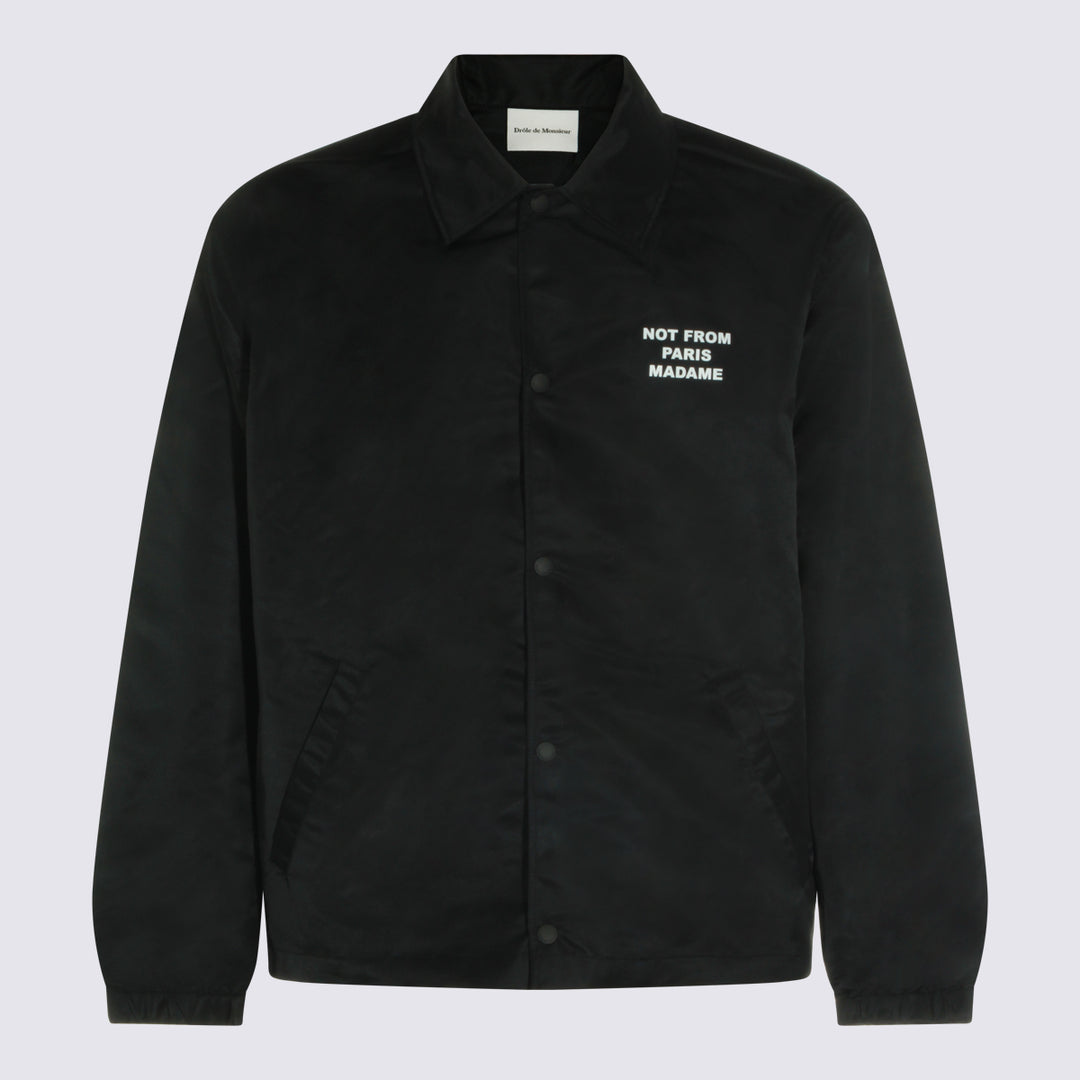 Drole De Monsieur Jackets - Nero | 80adb7ae144af1ee545bd0987bc95ed7cbd28a02