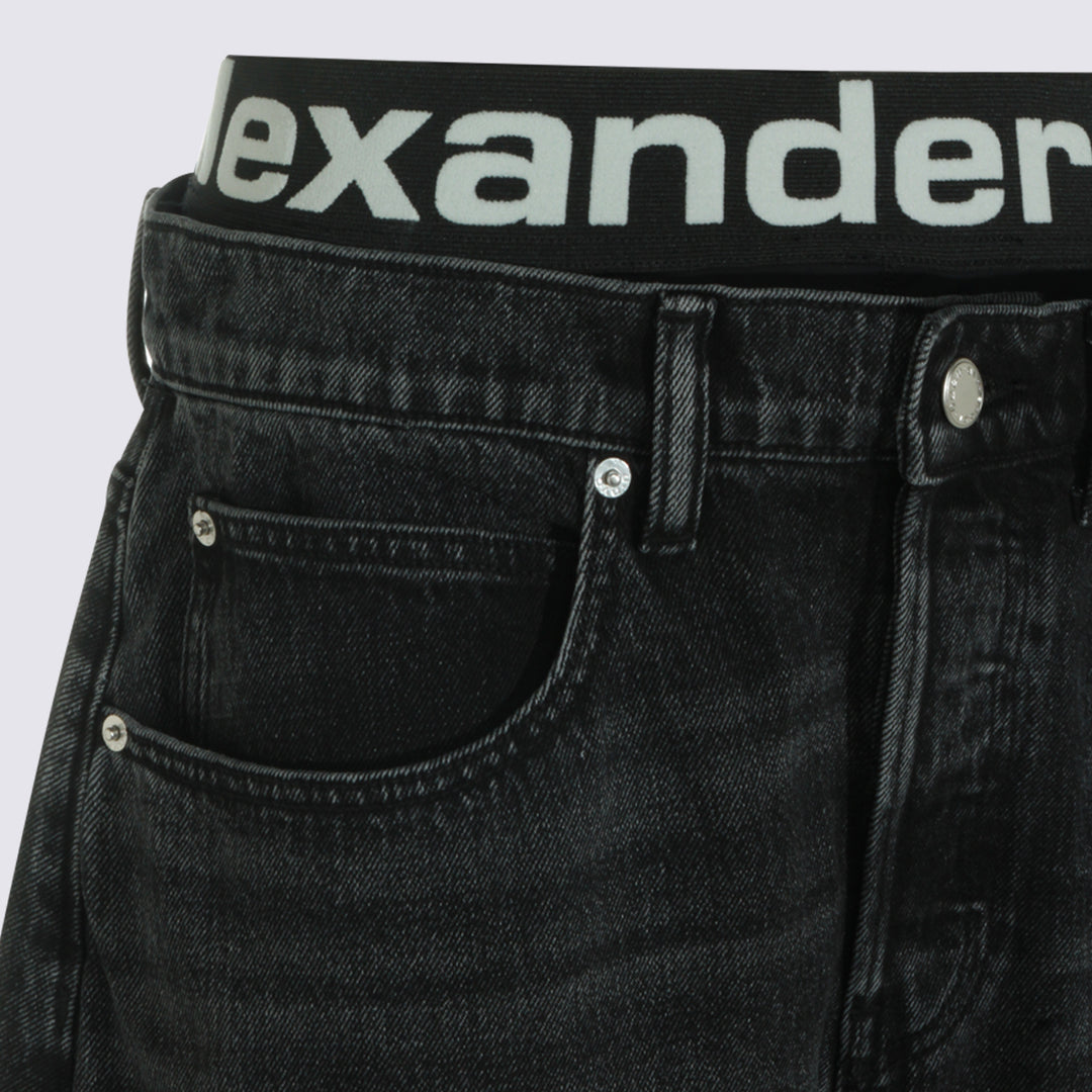 Alexander Wang Jeans - GREY AGED | 82a5c530f6c42fb66eb9f77044e9aff226e54cc8