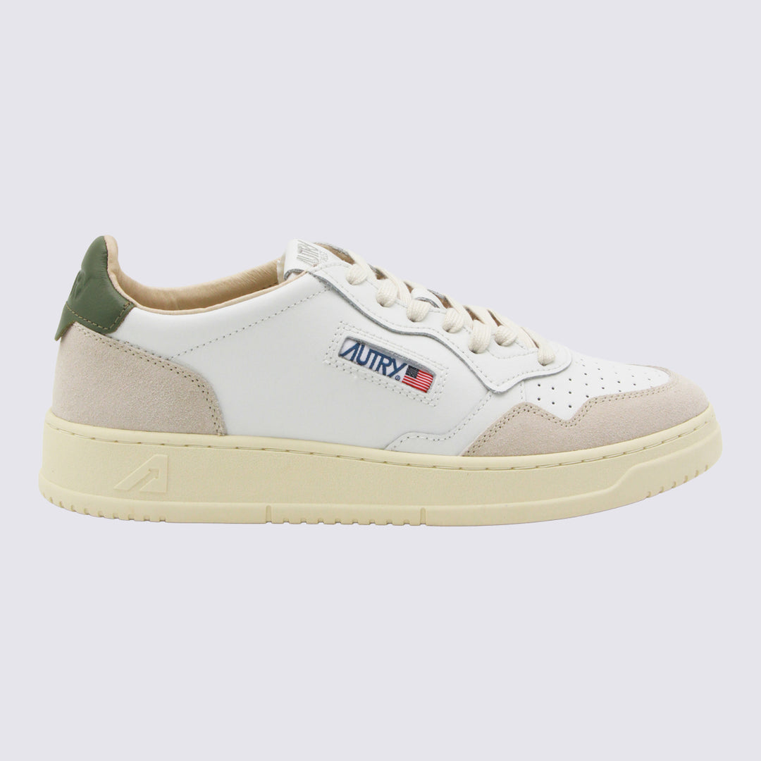 Autry Sneakers - WHITE/BRONZEGREEN | f36824d69d14a92c4a1f4ac20ed449ee477b6e7f