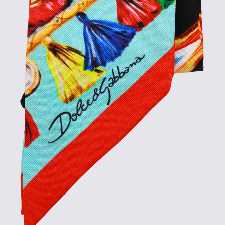 Dolce & Gabbana Scarfs - CARRETTO NERO | 473bd44e49a8cfe5afcf29c532336f1f696ab028