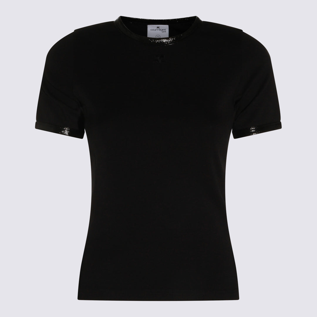 Courreges T-shirts and Polos - Nero | 77f46874fd3c4a21ce3028d5c57c090ee8c46f9a