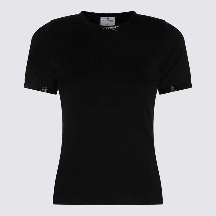 Courreges T-shirts and Polos - Nero | 77f46874fd3c4a21ce3028d5c57c090ee8c46f9a