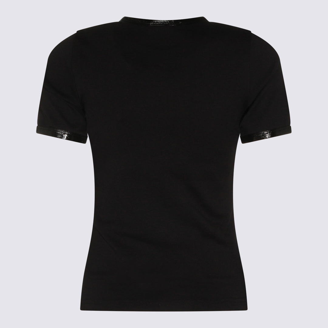 Courreges T-shirts and Polos - Nero | 75a7d1271fc208dc30a3a6a27c92473ee6d38451