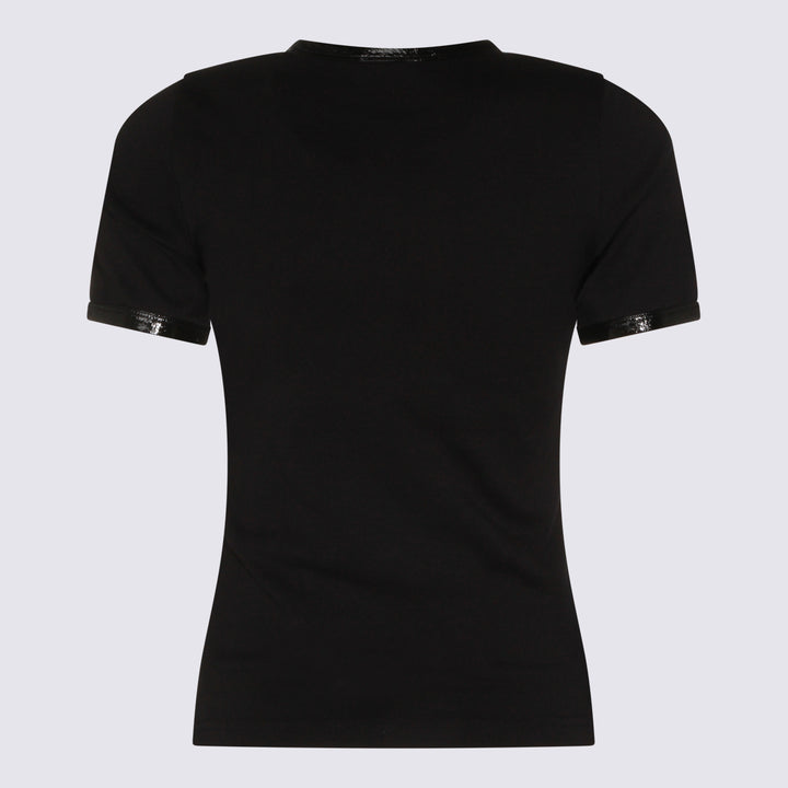 Courreges T-shirts and Polos - Nero | 75a7d1271fc208dc30a3a6a27c92473ee6d38451