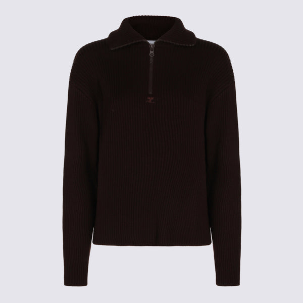 Sweaters Burnt Red