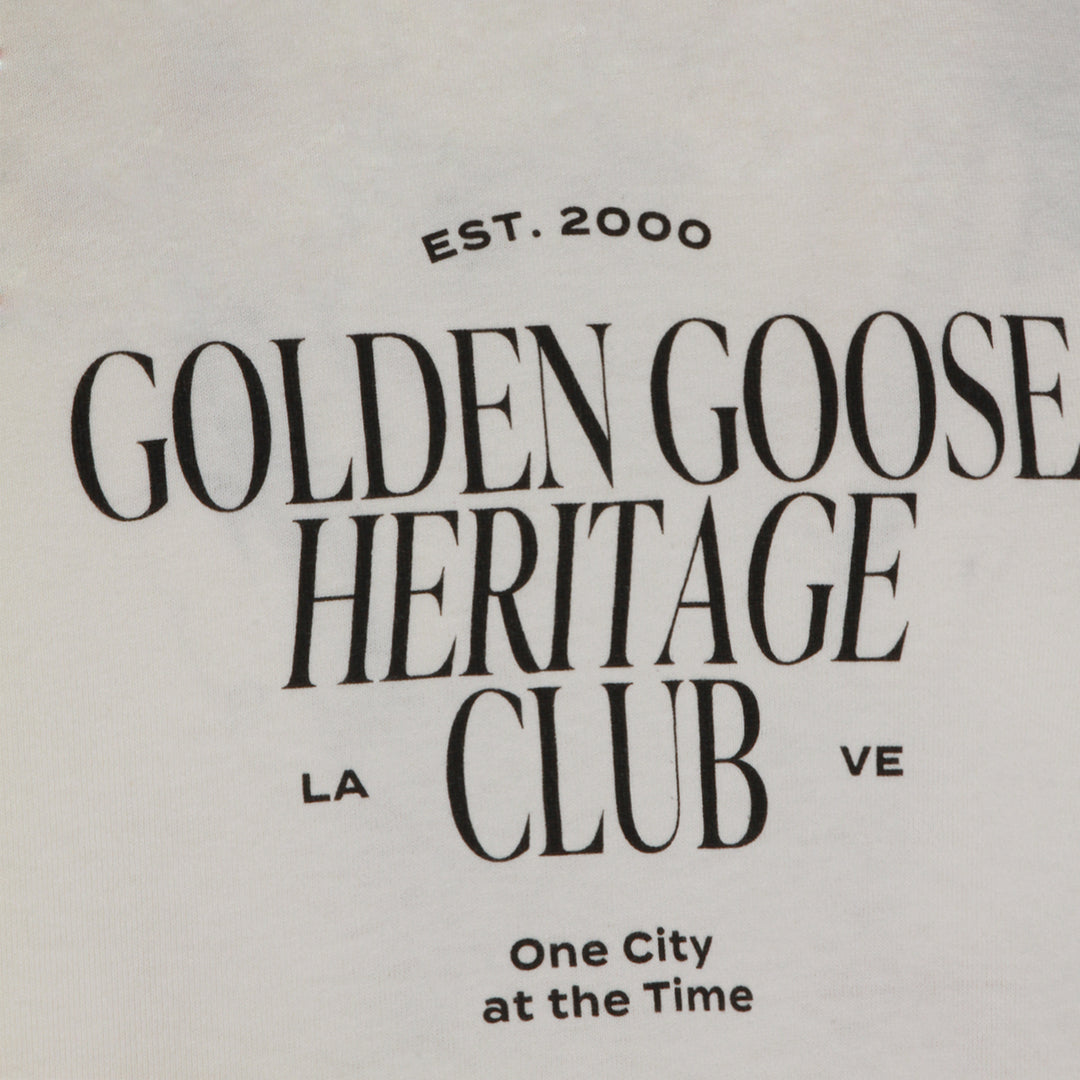Golden Goose T-shirts and Polos - HERITAGE WHITE | 4844228b0a96033ad1708bb3fa12de6776dd4b90