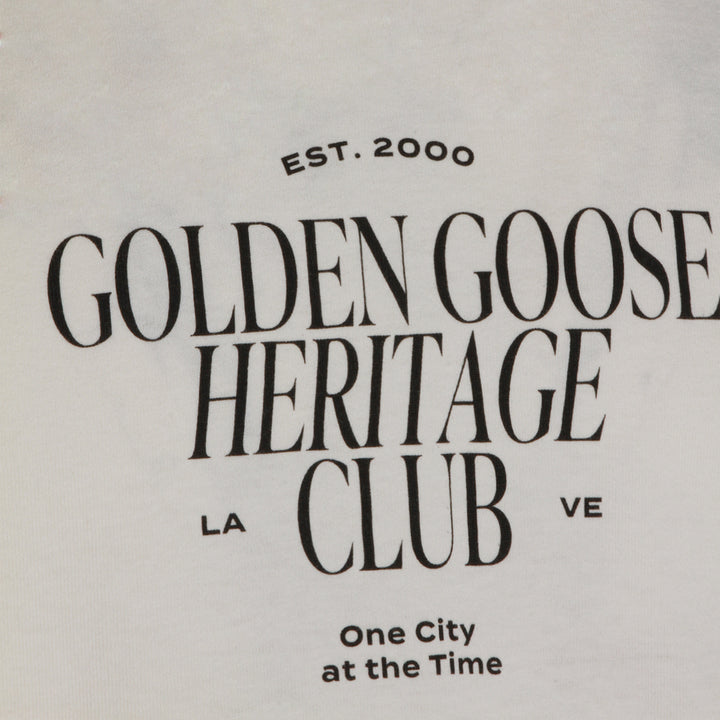 Golden Goose T-shirts and Polos - HERITAGE WHITE | 4844228b0a96033ad1708bb3fa12de6776dd4b90