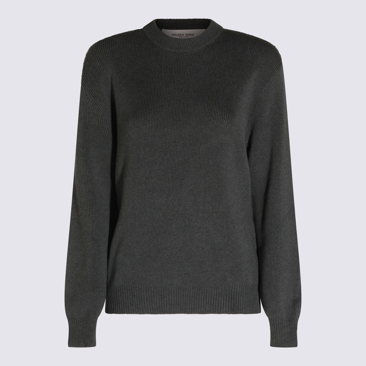 Golden Goose Sweaters - Dark Grey Melange | cdbf66e9963667479088d8debb3e3ad364a32d54
