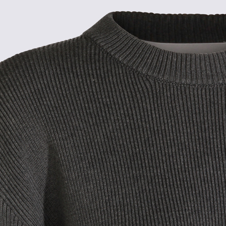 Golden Goose Sweaters - Dark Grey Melange | 110c8c8121e255485d53138f2d41e6d10eca50af