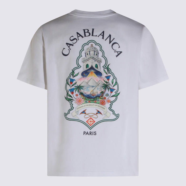 Casablanca T-shirts and Polos - Bianco | a2507371a083cf96fe52ef784d924a2bace0894f