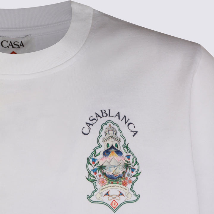 Casablanca T-shirts and Polos - Bianco | 45c5d12fea786132908c8fcfca92bd912c0c6032
