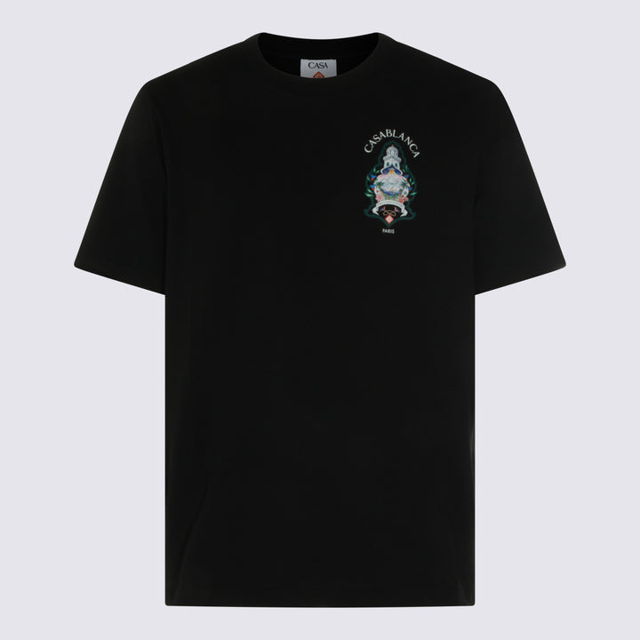 Casablanca T-shirts and Polos - Nero | e47aa4fc4bf37899827b29a9f585dd294a34b524