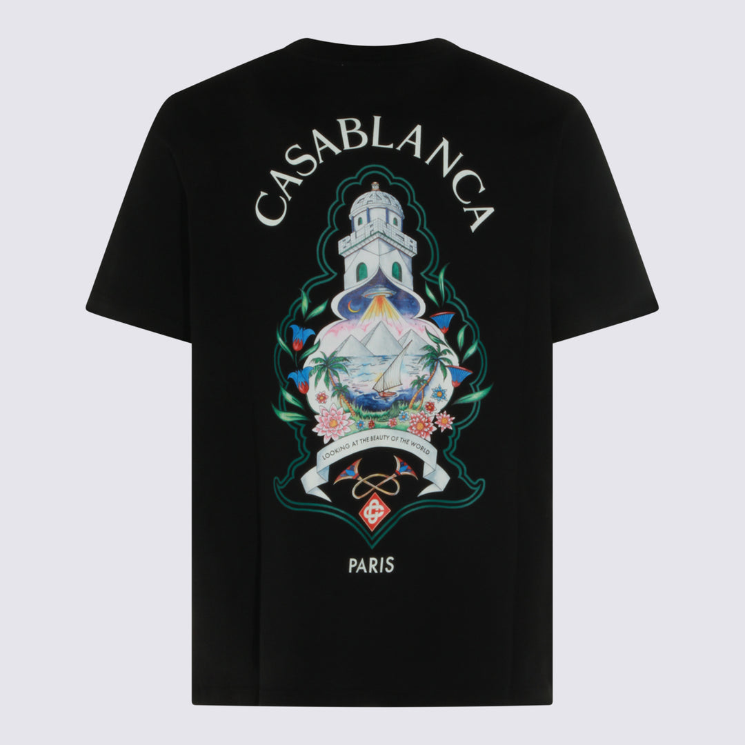 Casablanca T-shirts and Polos - Nero | 7d647a9d182cfa4b6bb9a6b2288d4d7530112dd6