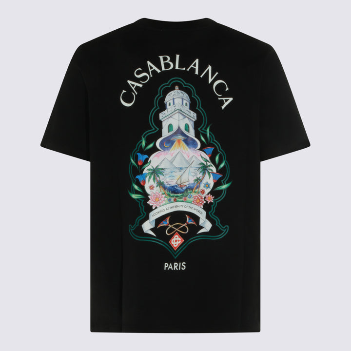 Casablanca T-shirts and Polos - Nero | 7d647a9d182cfa4b6bb9a6b2288d4d7530112dd6
