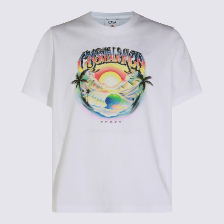 Casablanca T-shirts and Polos - Bianco | 88fc72c8763709608d734956efb2eeb0327a1024