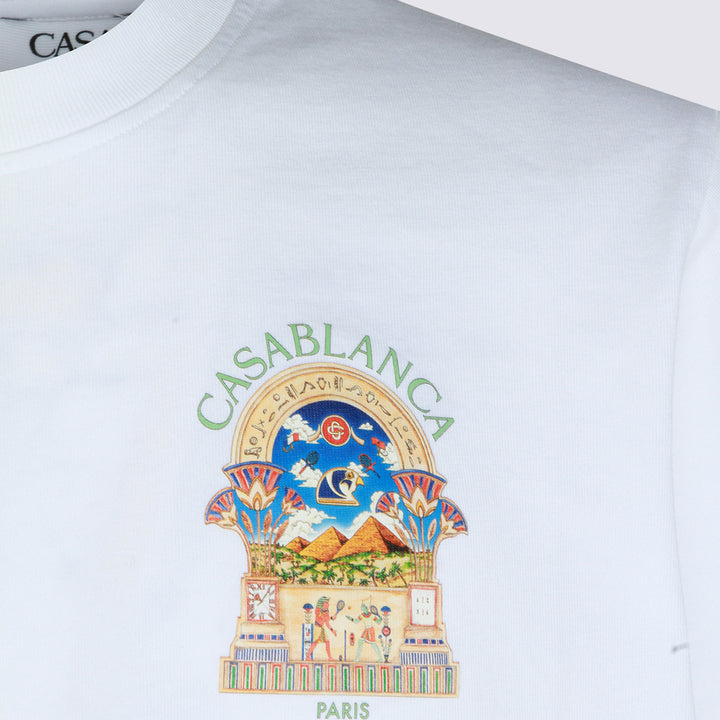Casablanca T-shirts and Polos - Bianco | 08ee6ee1d45def0ba1415bf115232123f66ed727