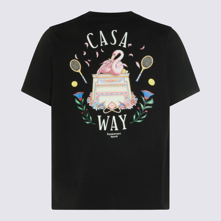 Casablanca T-shirts and Polos - Nero | 6d32c214b375bae5d02bfc639f20e6a9705d1391