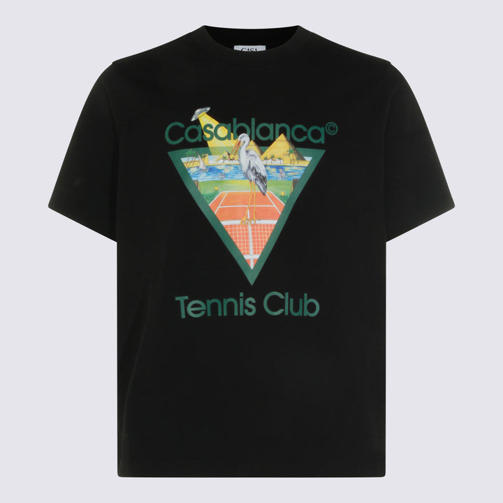 Casablanca T-shirts and Polos - Nero | 99d07732ba05a24e82e6b24076f1101d35b23946
