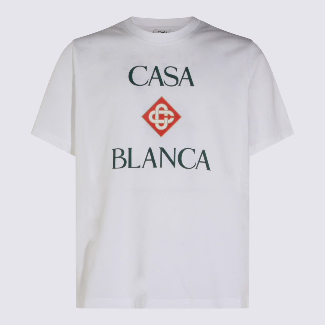 Casablanca T-shirts and Polos - Bianco | ee804d916c048ccbb594ecdb47ff85324866160d