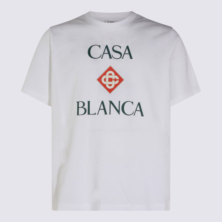 Casablanca T-shirts and Polos - Bianco | ee804d916c048ccbb594ecdb47ff85324866160d
