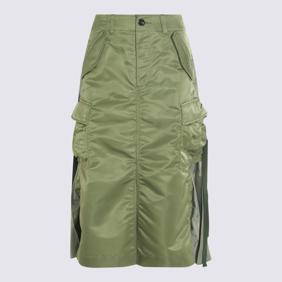 Sacai Skirts - Khaki | 2446a6e8fdf7dafd58085e205bdd7be6d04e28ae