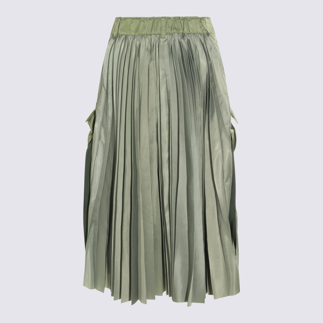 Sacai Skirts - Khaki | 45b63dc754af47abd91e5fdbee51f8f9f2721c01