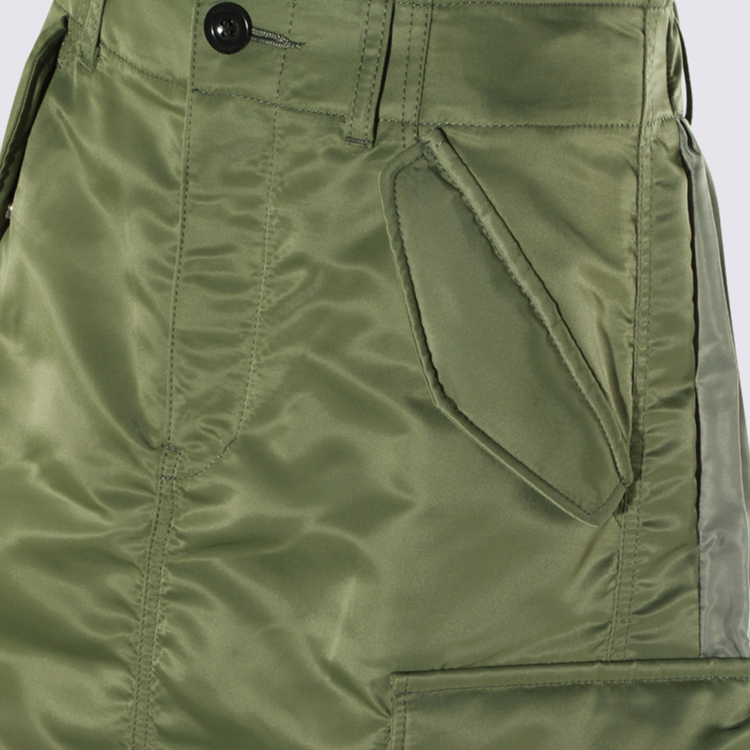 Sacai Skirts - Khaki | b4a96218fc84611074b5da38ea24b4d0720d04a6