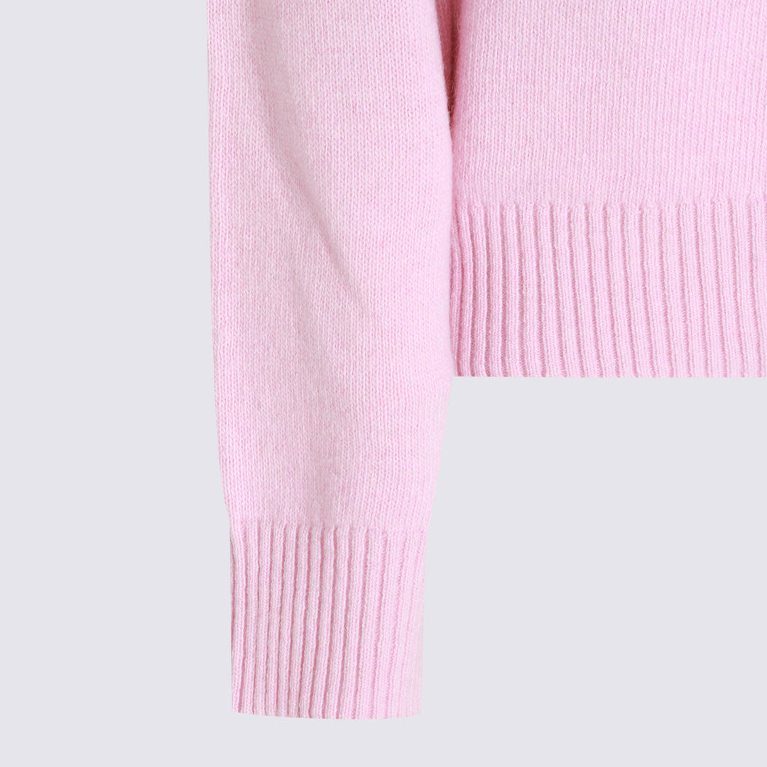 Ganni Sweaters - CHALK PINK | 95f64abb7af79f82f51e6b2b9de79f14190899d2