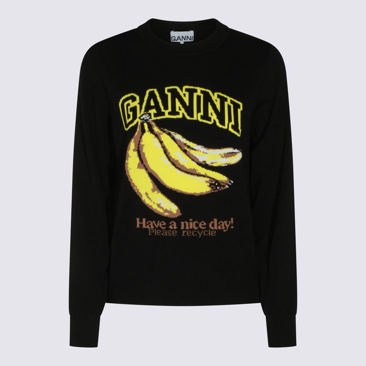 Ganni Sweaters - Nero | 43c5eaa822db25dcc3e928fbb7cef86c736f2a46