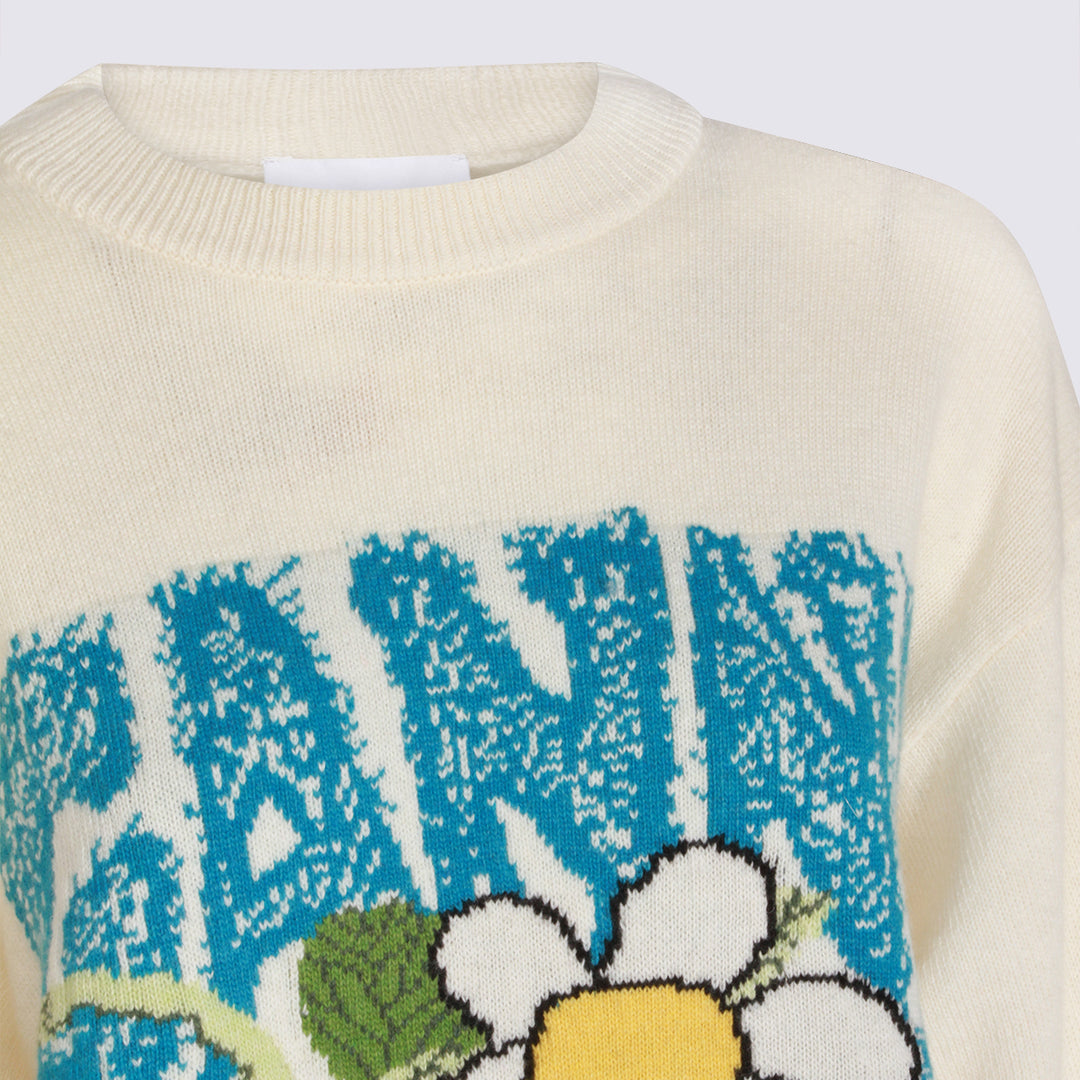 Ganni Sweaters - Egret | 0e0fe43ff36d94518ef2110b7ff6537af41e759c