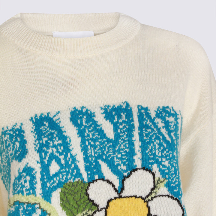 Ganni Sweaters - Egret | 0e0fe43ff36d94518ef2110b7ff6537af41e759c