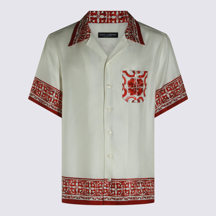Dolce & Gabbana Shirts - RED-WHITE | b1a05b118064ba4c188422eac73d9c727d05708f