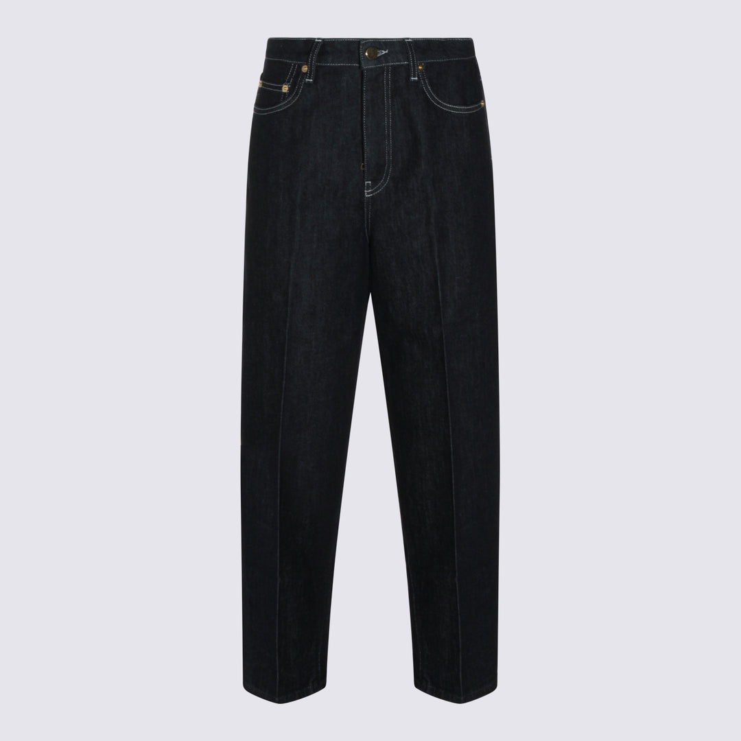 Fabiana Filippi Trousers - Blu e Verdi | 37120bedcf65739ebf8145f566fef4c622535e2b
