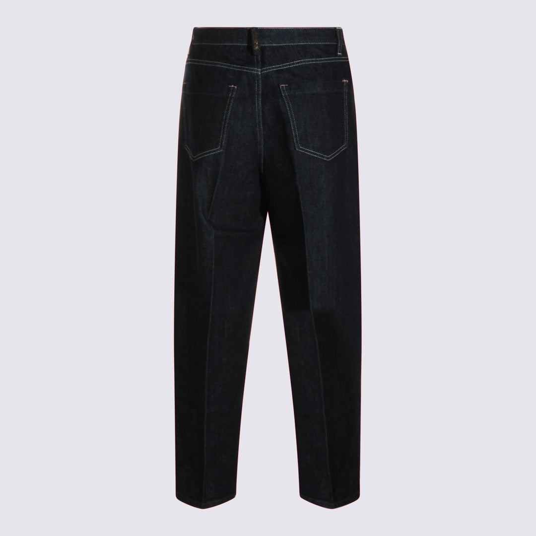 Fabiana Filippi Trousers - Blu e Verdi | 13f82d5325adeea9d778a7501b9cc6e96246e950